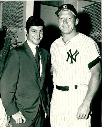 <b>Young Marty Appel began in the mailroom answering Mickey Mantle’s fan mail.</b> Photo: Courtesy Marty Appel
