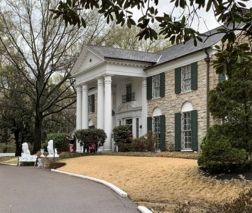 The Mansion, part of the Elvis Presley Graceland tour, was the home of Elvis Presley and his family from 1957 until his death in 1977. Almost 18,000 square feet, the home was purchased with a down payment of $1,000. Photo: Ralph Spielman