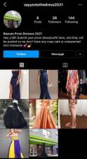 An Instagram page for Beacon High School’s prom, made by students to prevent dress mixups.