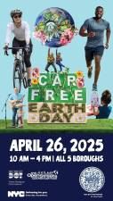 Car-Free Earth Day will be held on April 26, the NYC Department of Transportation announced, formally kicking off 2025’s “Open Streets” programming.