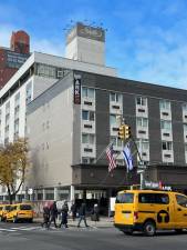 A parking garage at 721 W. 10th Ave., which was ordered partially vacated on November 16 after DOB inspectors found an excessive amount of cars on multiple floors.