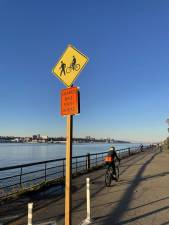 Sign in Riverside Park. Photo: Abigail Gruskin