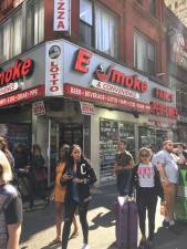 A store at Eighth Avenue and 40th Street.