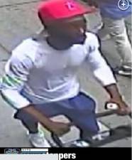 <b>A crazed man on the UES who had been spitting at women and knocking them to the ground while pushing a baby in a stroller, has been arrested after string of attacks stretching back a year.</b> Photo: Crimestoppers, NYPD