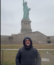 Father Gary Graf has walked 800 miles from the boyhood home of Pope Leo in Illinois to NYC, which took him nearly two months, to signal solidarity with the United States’s (and NYC’s) immigrant community.