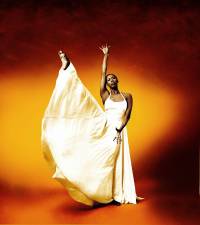 Judith Jamison in John Butler’s Facets was a legendary dancer who started with the Alvin Ailey Dance Company when she was 21 and its founder spied her the World’s Fair in 1964. After Alvin Ailey passed, she became the world reknowned dance troupe’s artistic director for 21 years.