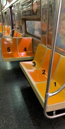 The Art of Subway Seats