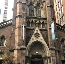St. John the Baptist Roman Catholic Church on Seventh Avenue and West 30th Street would be spared now that Gov. Hochul no longer wants to demolish the city block where it sits to accommodate an expanded Penn Station.