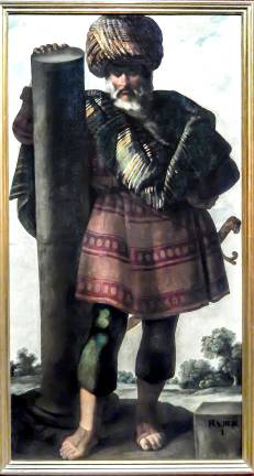 Jacob’s first born, “Reuben,” ca. 1640–45, Oil on canvas, 78 9/16 x 40 9/16 in., Auckland Castle, County Durham, UK, courtesy Auckland Castle Trust/Zurbarán Trust © The Auckland Project/Zurbarán Trust. Photo: Adel Gorgy