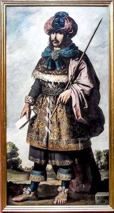 Joseph's richly decorated coat of many colors looks more the product of European imagination than history. Auckland Castle, County Durham, &Copy; The Auckland Project/Zurbar&aacute;n Trust. Photo: Adel Gorgy