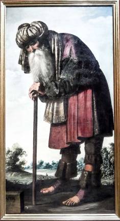Francisco de Zurbarán’s “Jacob” the progenitor of the series, ca. 1640–45, oil on canvas, Auckland Castle, County Durham, © The Auckland Project/Zurbarán Trust. Photo: Adel Gorgy