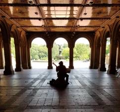 Central Park serenade. Photo: Nancy Ploeger
