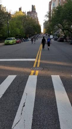 A closed East End Ave.