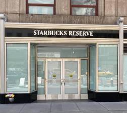 Starbucks Reserve is going in where Longchamps once was. Photo: Michael Oreskes