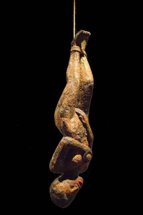 Alison Saar's "Strange Fruit," from 1995, a poignant work that shares a title with a Billie Holliday song, also about lynching. Photo: Adel Gorgy