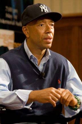 Hip-hop producer Russell Simmons at Emory University in Atlanta in 2007. He was one of the three co-hosts of de Blasio's March 5 fundraiser at Spago in Beverly Hills and contributed $2,500 to his reelection campaign. Photo: Brett Weinstein, via Wikimedia Commons