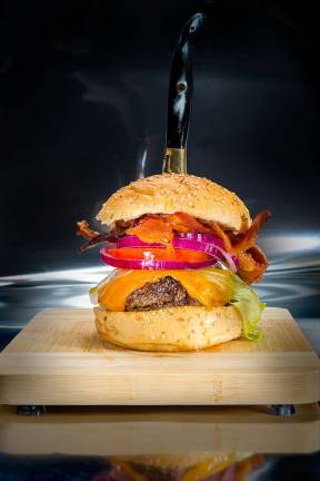The burger gets a modern twist at Bistro Le Steak