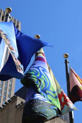 Artistic flags. Photo: Meryl Phair