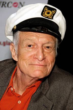 Hugh Hefner donned one of his trademark caps for an event in Long Beach, California, in November 2010, one of the last times he left his beloved Playboy Mansion in Holmby Hills in Los Angeles. Photo: Glenn Francis / PacificProDigital, via Wikimedia Commons
