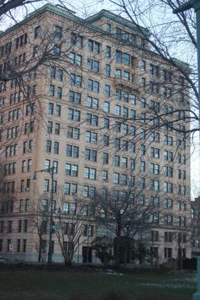 Westbeth Artists Housing, viewed from West Street.
