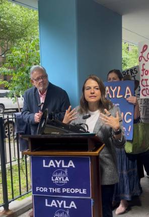 Layla Law-Gisiko held a May 6 rally touting her support from local public housing residents in an April 28 City Council special election, which she placed third in.