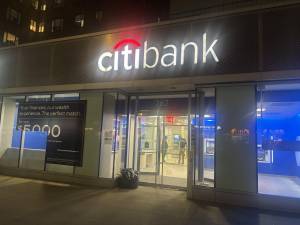 A bank robber made off with about $500 from a Stuyvesant Town Citibank at First Ave. and E. 16th St. He was described as a white male in his 50s wearing a New York Yankees shirt and MLB jacket.