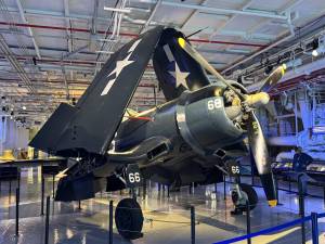 The FG-1D Corsair is the newest addition to the fleet of restored warplanes on the USS <i>Intrepid</i>. This version of the plane was the most-flown from of the aircraft carrier’s deck in WWII.