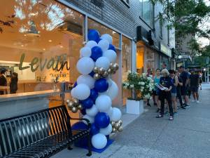 Cookie lovers lined up for the 6 a.m. opening on Monday. Photo: Ema Schumer