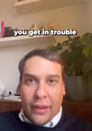 George Santos, the now ex-Congressman, has turned to selling personal videos, such as the one above he directed to Bob Menendez urging the indicted US Senator from New Jersey to “stay strong” and make all the people “who want you to get in trouble” to “put up or shut up.” Santos himslef is facing 13 criminal charges. Photo: Wikimedia Commons