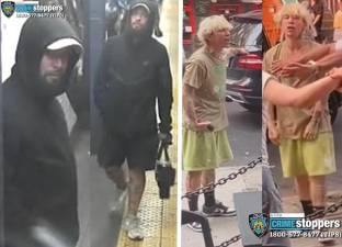Wanted for subway assault (left), July 23; mad skateboarded wanted for July 19 St. Marks Place assault.