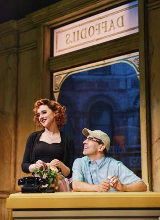 Lena Hall and Rob McClure in “Little Shop of Horrors.” Photo: Emilio Madrid