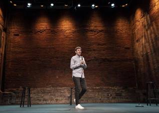 Alex Edelman in “Just for Us.” Photo: Monique Carboni