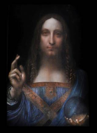 Leonardo da Vinci's “Salvator Mundi." Photo: Adel Gorgy