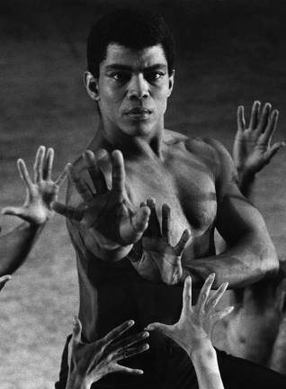 Alvin Ailey in performance, c. 1950s. Photo: Zoe Dominic