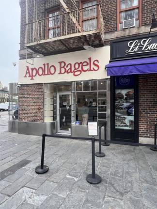 Apollo Bagels is facing eviction, after its landlord said its long outdoor lines were obstructing neighboring tenants. The bagel shop has rebutted with a lawsuit, as well as the creation of designated line barriers.