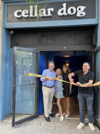 Ribbon cutting for Cellar Dog. Photo courtesy of Backal Hospitality Group