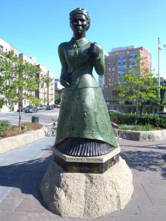 Alison Saar’s “Swing Low: Harriet Tubman Memorial” on Harriet Tubman Plaza. Photo: Jim.henderson