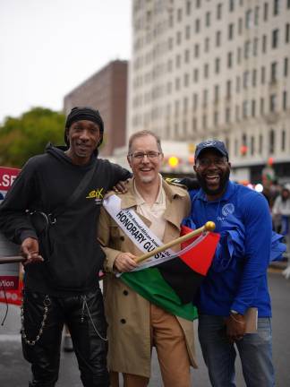 Comptroller Mark Levine at the African-American Day Parade, Sept. 20.
