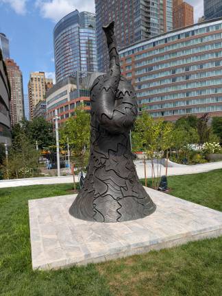 British sculptor Tony Cragg’s horn.