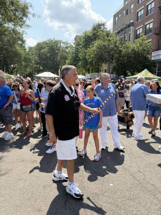 East Harlem Giglio Feast thrills Pleasant Avenue, Sunday Aug. 9.