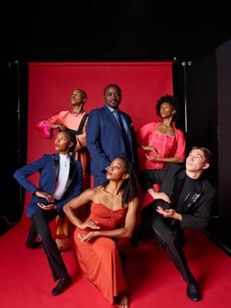 Artistic Director Robert Battle (center) with members of Alvin Ailey American Dance Theater. Photo courtesy of Alvin Ailey American Dance Theater