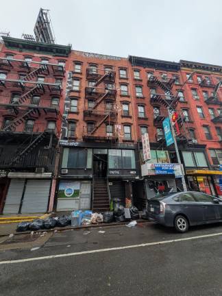 Another view of 7 Eldridge St., second building from the right.