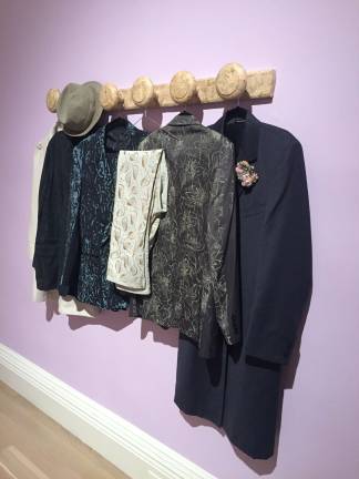 Marc Camille Chaimowicz, "Bespoke Coat Hanger for Decorated Items," 2011. Photo: Val Castronovo