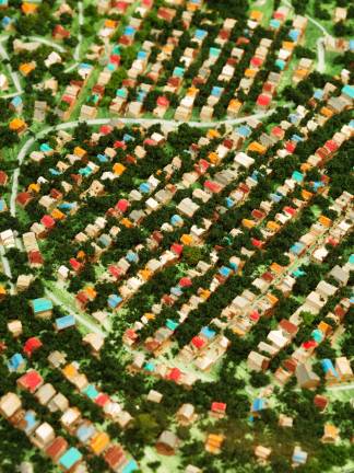 Joe Macken said his favorite part of the five borough project was building his former Queens neighborhood in Middle Village.