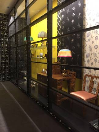 A retrospective exhibition at the Neue Galerie devoted to the Wiener Werkstätte includes silverware, ceramics, glass works, furniture, lamps and numerous other objects, some handsomely displayed in vitrines lining the museum's walls. Photo: Val Castronovo