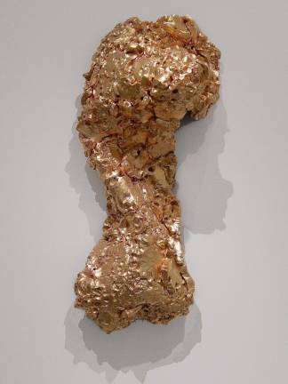 Lynda Benglis’s 1998 “Ghost Dance/Pedmarks” is among the 800 works gifted to the Museum of Modern Art by Agnes Gund. Photo: Adel Gorgy.