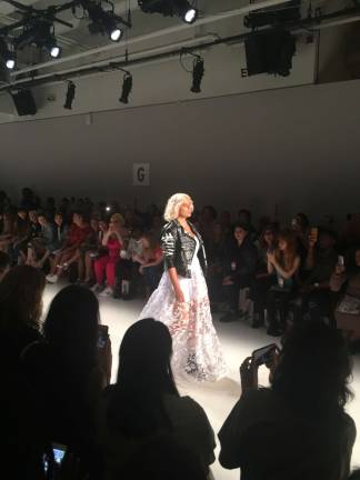 Torrid's designs, presented Tuesday at NYFW: The Shows, explores the duality of the modern woman by pairing florals with leather. Photo: Carson Kessler
