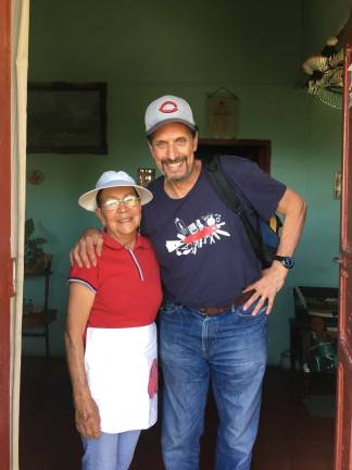 Now: Russo with Cecilia Meneses. Photo: Susan Souder