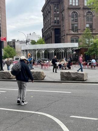 Astor Place minus the Astor Place Cube