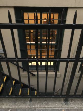 A practice piano in the basement of the The Turtle Bay Music School at 244 East 52nd Street. After 83 years of making music and training young musicians in the three-story, double townhouse, the community music school plans to move later this year to a new space at 38th Street and First Avenue. Photo: Douglas Feiden